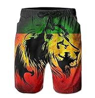 Algopix Similar Product 3 - Jist Zovi Jamaican Lion Flag Mens