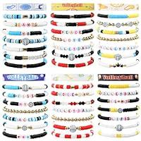 Algopix Similar Product 7 - yesaior 48pcs Sports Charm Bracelets