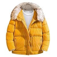 Algopix Similar Product 3 - Mens Winter Hooded Cotton Padded Coat