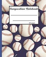 Algopix Similar Product 12 - Composition Notebook Baseball Wide