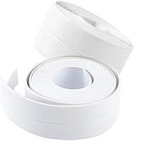 Algopix Similar Product 11 - 2 Pack Tape Caulk Strip PVC Self