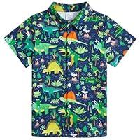 Algopix Similar Product 3 - Enlifety Toddler Hawaiian Shirt 2T 3T