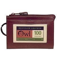 Algopix Similar Product 2 - OWL Ziptop BROWN Small Zip ID Card