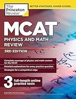 Algopix Similar Product 14 - MCAT Physics and Math Review 3rd