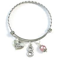 Algopix Similar Product 20 - 8th BIRTHDAY Bracelet 8th Birthday
