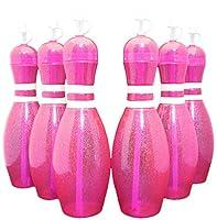 Algopix Similar Product 5 - Large Bowling Pin Water Bottles Pink 