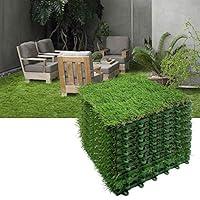 Algopix Similar Product 1 - Reliancer 9PCS Artificial Grass Turf