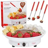 Algopix Similar Product 20 - Electric Fondue Maker Deluxe Set w 4
