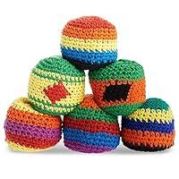 Algopix Similar Product 7 - BLUE PANDA 6 Pack Bean Bag Balls