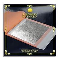 Algopix Similar Product 9 - Barnabas Blattgold Silver Leaf  Real