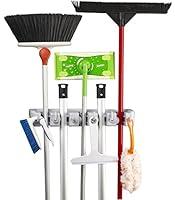 Algopix Similar Product 9 - Broom Mop Holder KingTop Garage Storage