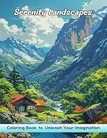 Algopix Similar Product 1 - Serenity Landscapes Coloring Book