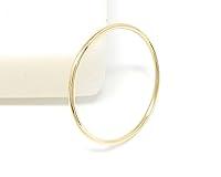 Algopix Similar Product 10 - Solid 14k Gold Thin Stacking Ring