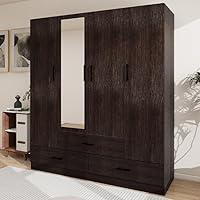 Algopix Similar Product 13 - VivaVista 71 H Armoire Wardrobe