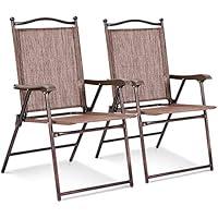 Algopix Similar Product 11 - Giantex Set of 2 Patio Folding Chairs