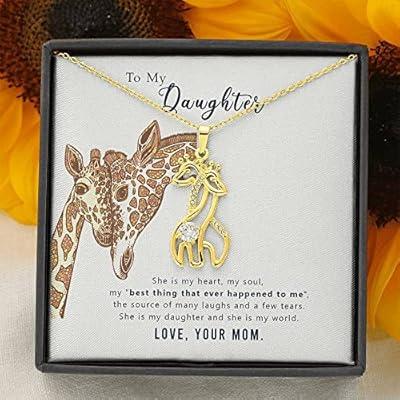 Gift for daughter from mom- Dragonfly necklace - Personalize the card –