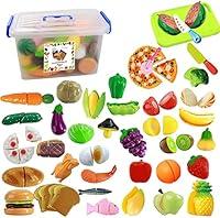 Algopix Similar Product 18 - IQ Toys 40 Piece Cutting Food Play Set
