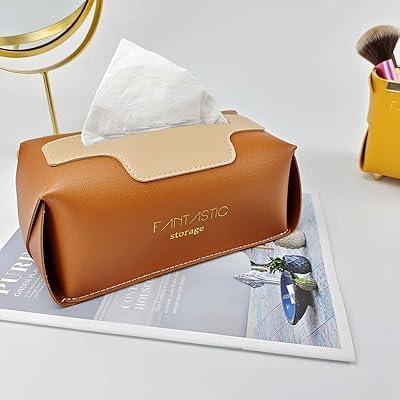 Best Deal for MIEDEON New Paper Bag Car Tissue Box, PU Toilet