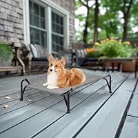 Algopix Similar Product 14 - Veehoo Small Elevated Dog Bed Outdoor