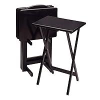 Algopix Similar Product 14 - Winsome Alex TV Tables, Black