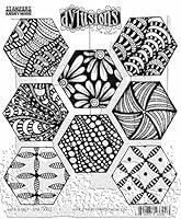 Algopix Similar Product 14 - Dyan Reaveleys Dylusions Cling Stamp