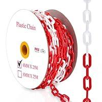 Algopix Similar Product 6 - Pyle Safety Chain Barrier Plastic Links