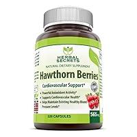 Algopix Similar Product 19 - Herbal Secrets Hawthorn Berries 565 Mg