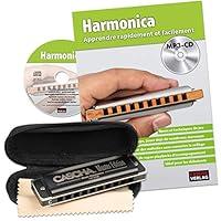 Algopix Similar Product 12 - CASCHA Harmonica Learning Set Including