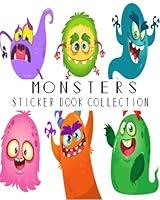 Algopix Similar Product 3 - Monsters Sticker Book Collection Blank