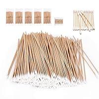 Algopix Similar Product 13 - 500 Pcs Long Wooden Cotton Swabs