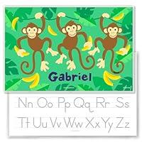 Algopix Similar Product 18 - Monkeys Personalized Placemat for Kids