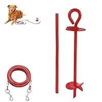 Algopix Similar Product 15 - hokojix Pet Tie Out Cable  Stake 3