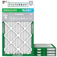 Algopix Similar Product 1 - Filterbuy 16x25x1 Air Filter MERV 8