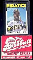 Algopix Similar Product 15 - 1986 Topps MLB Baseball Traded Series