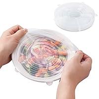 Algopix Similar Product 1 - Silicone Stretch Lids Reusable Durable