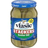 Algopix Similar Product 12 - Vlasic Stackers Kosher Dill Pickles