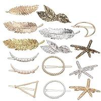 Algopix Similar Product 13 - Jaciya 15 Pcs Gold Hair Clips for Women