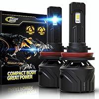 Algopix Similar Product 17 - Cougar Motor H11 LED Bulb H9 LED H8