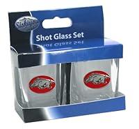 Algopix Similar Product 12 - NCAA Arkansas Razorbacks Shot Glass Set