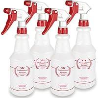 Algopix Similar Product 11 - Uineko Plastic Spray Bottle 4 Pack 16