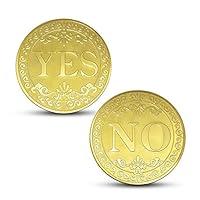 Algopix Similar Product 12 - Lymhy Yes No Coin Authentic 24k Gold