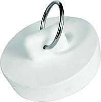 Algopix Similar Product 13 - Drain Stopper Wht Rubber 1-1/4