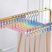 Algopix Similar Product 4 - SLMT Skirt Hangers with Clips 7 Pack