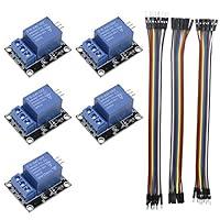Algopix Similar Product 9 - KeeYees 5pcs 1 Channel 5V Relay Module