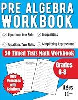 Algopix Similar Product 9 - Pre Algebra Workbook One side and Two