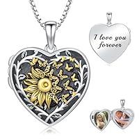 Algopix Similar Product 4 - Dorunmo Locket Necklace Sunflower