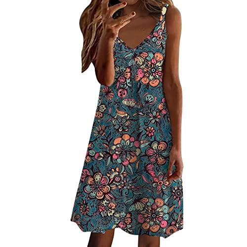 Best Deal for INGWHW Sun Dress with Pockets, Dresses That Hide Belly Fat