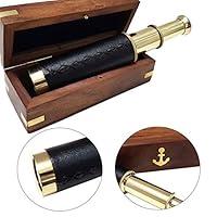 Algopix Similar Product 11 - Vintage Marine Ship Telescope with