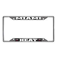Algopix Similar Product 8 - FANMATS 14862 Miami Heat Chrome Metal