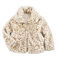 Algopix Similar Product 18 - Mud Pie Girls Brown Faux Fur Vest